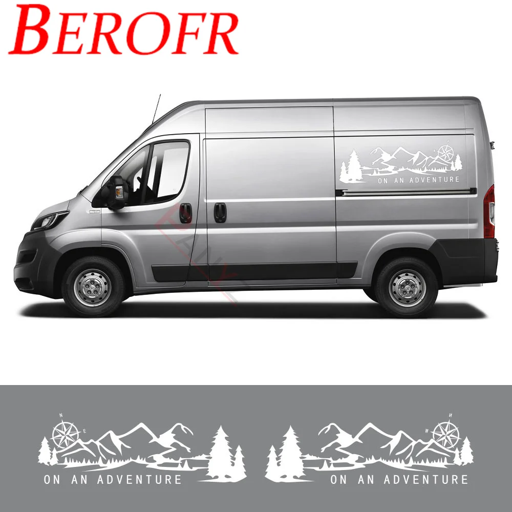 2 Pz/Lotto Adesivi Per Auto Grafica Decalcomanie In Vinile Per Peugeot Boxer Citroen Jumper Fiat Ducato Van Motorhome Stripes Accessori Auto