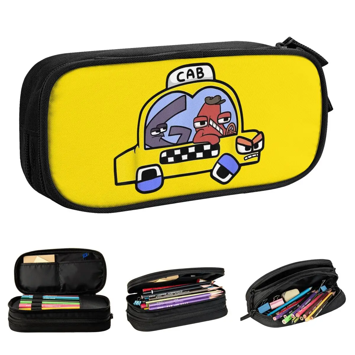 

Alphabet Lore Cab Pencil Case Pencil Pouch Pen Box for Student Big Capacity Pencil Bags Office Cosmetic Stationery