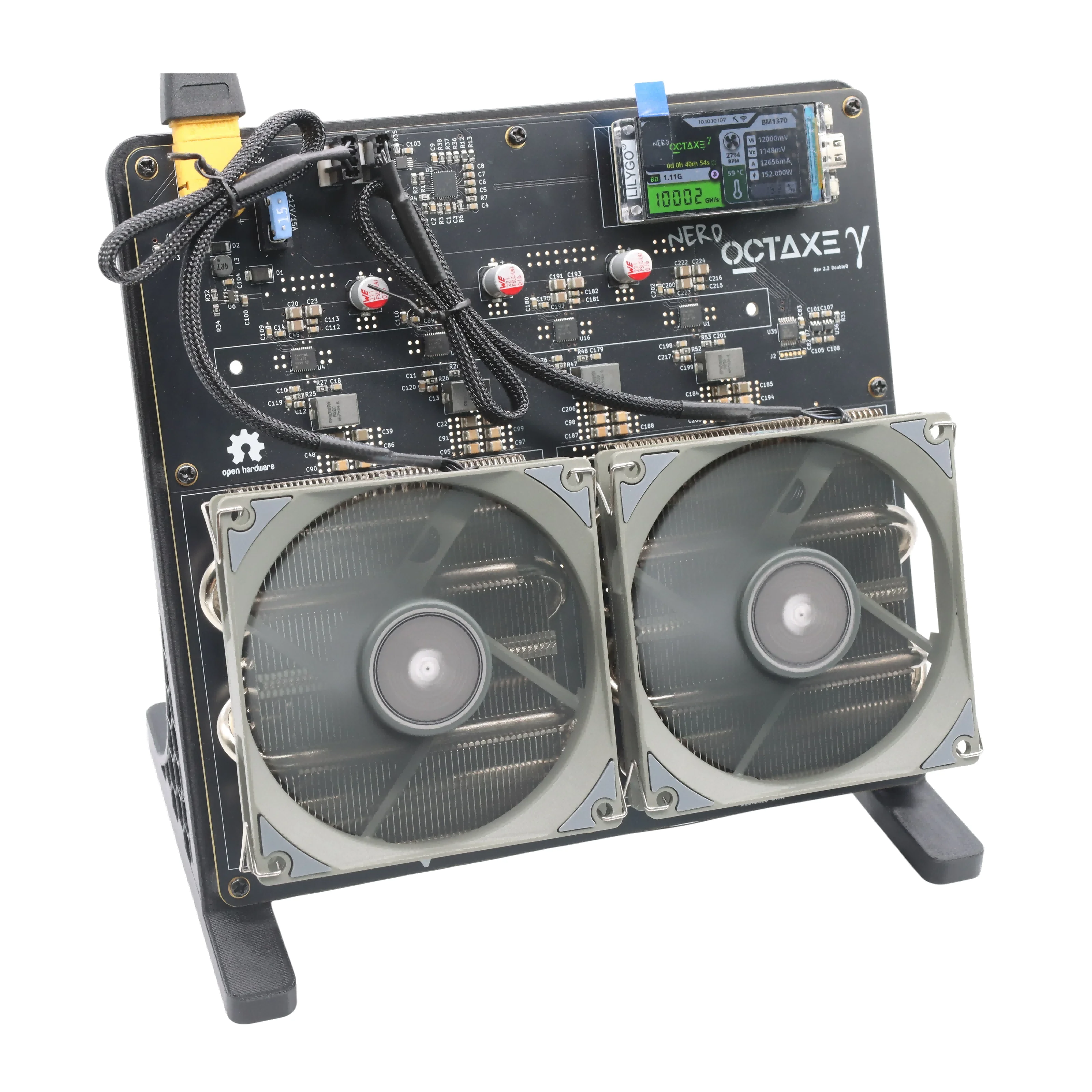 Bitaxe NerdOCTAxe 9.6Th/s 160W BM1370 Asic Chip Open Source Bitcoin Solo  Miner - AliExpress