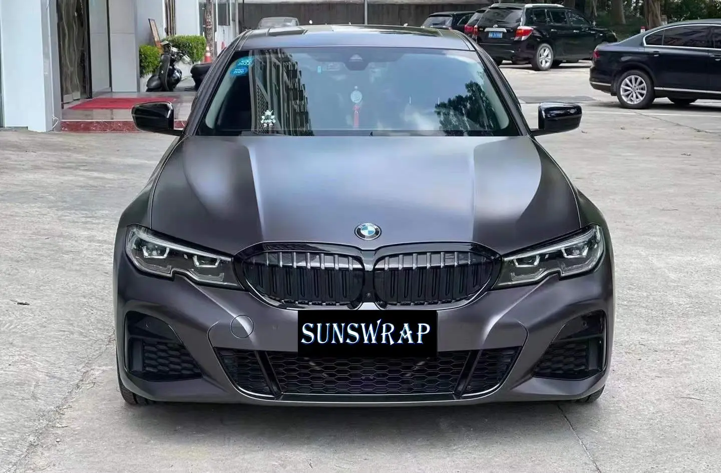 Satin Chrome Space Gray Vinyl Wrap Auto Car Sticker Decal Film Sheet ...