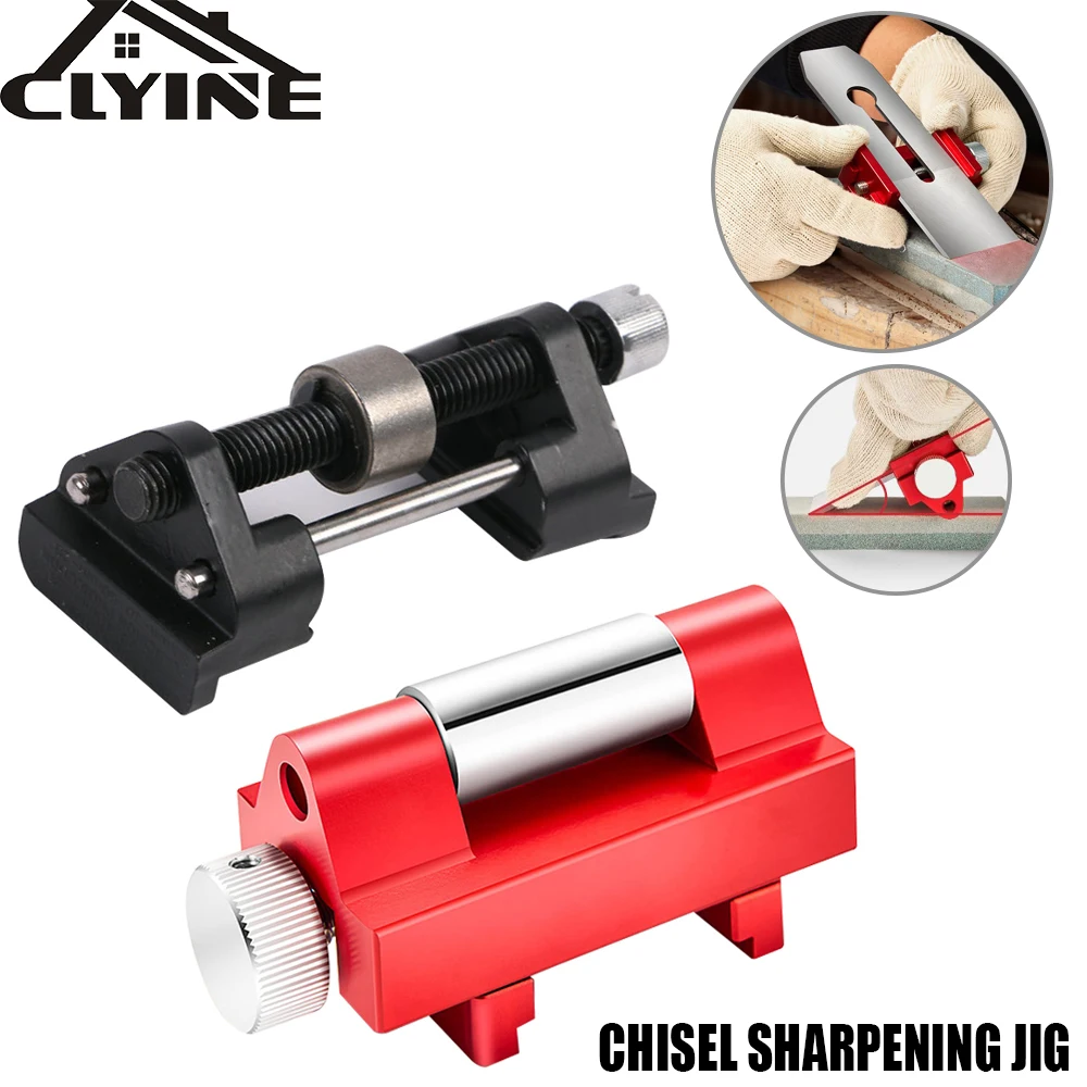 

Chisel Honing Angle Guide Carbon Steel Sharpener Knife Sharpener Blade for Wood Chisel Projection knife Sharpener Jig Guide Tool