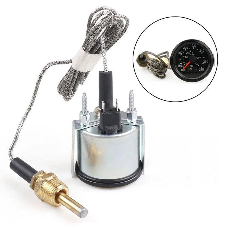 Pointer Mechanical Water Temp Car Gauge 2"52mm 40130 Celsius