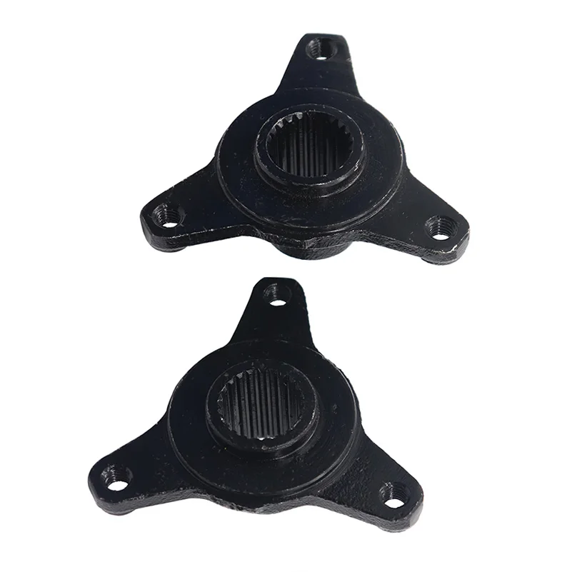 Suitable for ATV modified beach car, small bull wheel hub seat rear wheel drum core fixed seat 3 holes, 23 teeth rotating flange