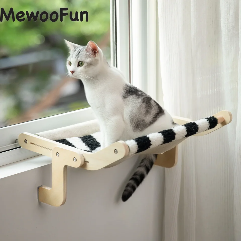 Poleiro De Janela Zakkart Para Gatos - Rede Dobrável Com Estrutura Metálica