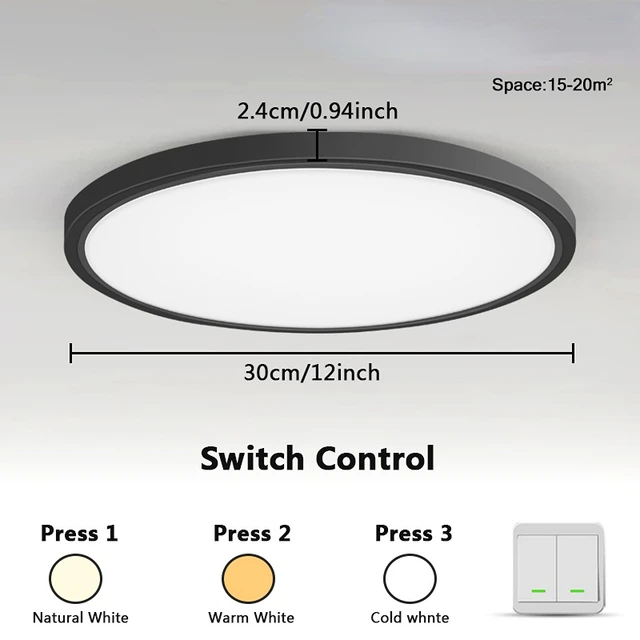 28W Black Switch