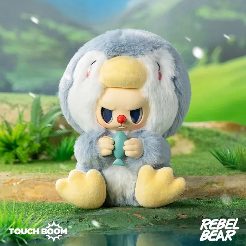 TOUCH BOOM REBEL ぬいぐるみ TOUCH BOOM REBEL BEAR Animal Series Vinyl Face Toys Blind Box