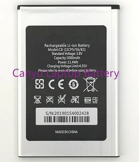 

Новый аккумулятор 3000 мАч для Oukitel C8 C 8 Bateria