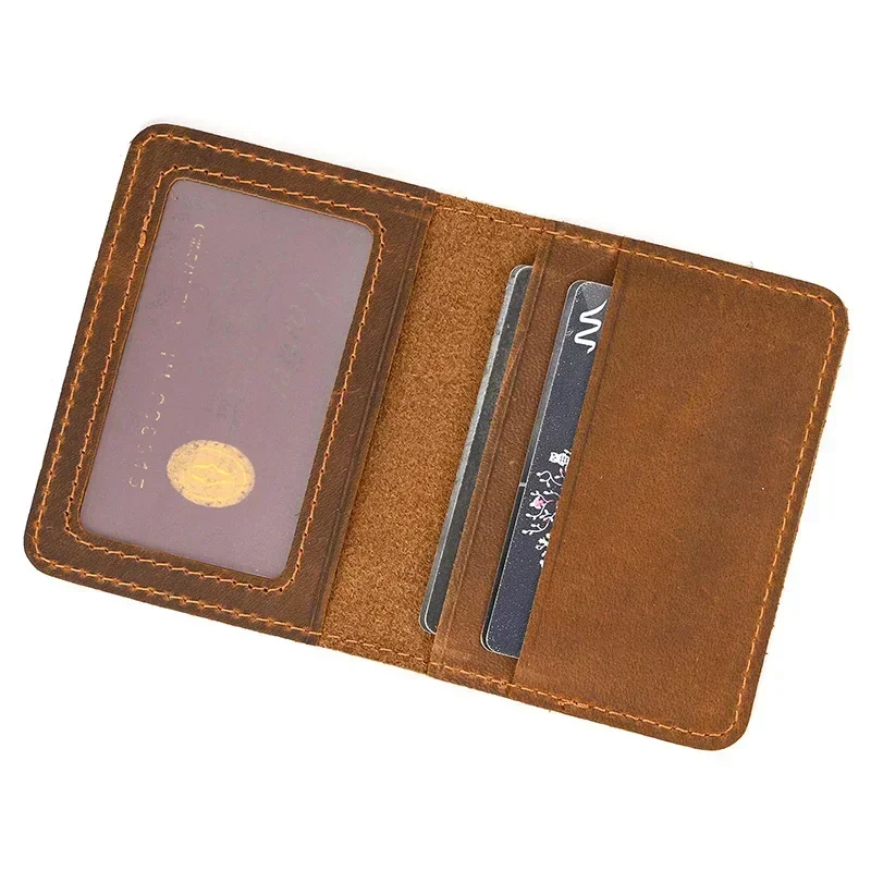 Premium Genuine Leather RFID Blocking Card Holder & Clutch Wallet - Sleek & Stylish Design
