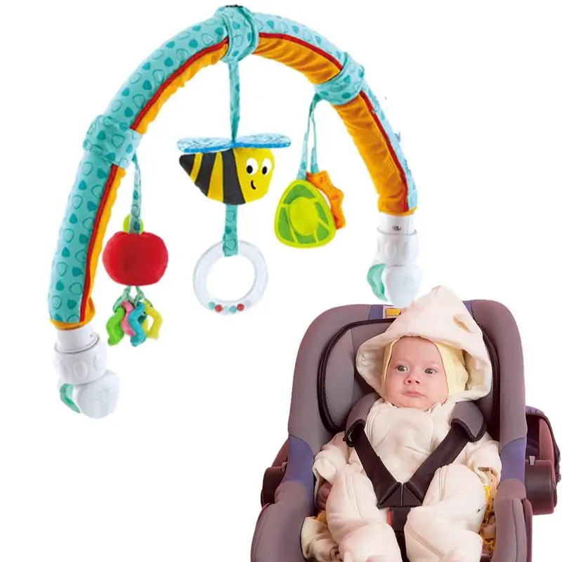 

Arch Stroller Pendant Toy Travel Arch Bassinet Toys Detachable Car Seat Crib Travel Activity Toy Toddler Pram Toys For Girls And