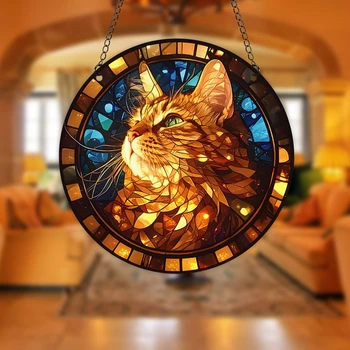 Cat Acrylic Suncatcher 1