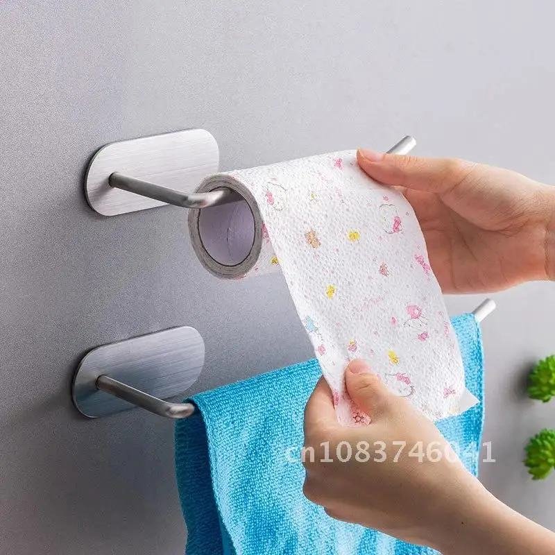 

Polished Chrome Stainless Steel Wall Mounted Toilet Roll Holder Bathroom Kitchen Paper Towel Dispenser Tissue Roll Hanger