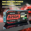 Power Bank 8250A 32000mAh12V Car Battery Jump Starter Portable Charger Car Booster Auto Starting Device Emergency Starter 6