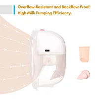 Wearable Breast Pump Hands Free Electric Breast Pumps Invisible Silent Pain Free Feeding Pump with 24mm Flange 150ml Capacity 2