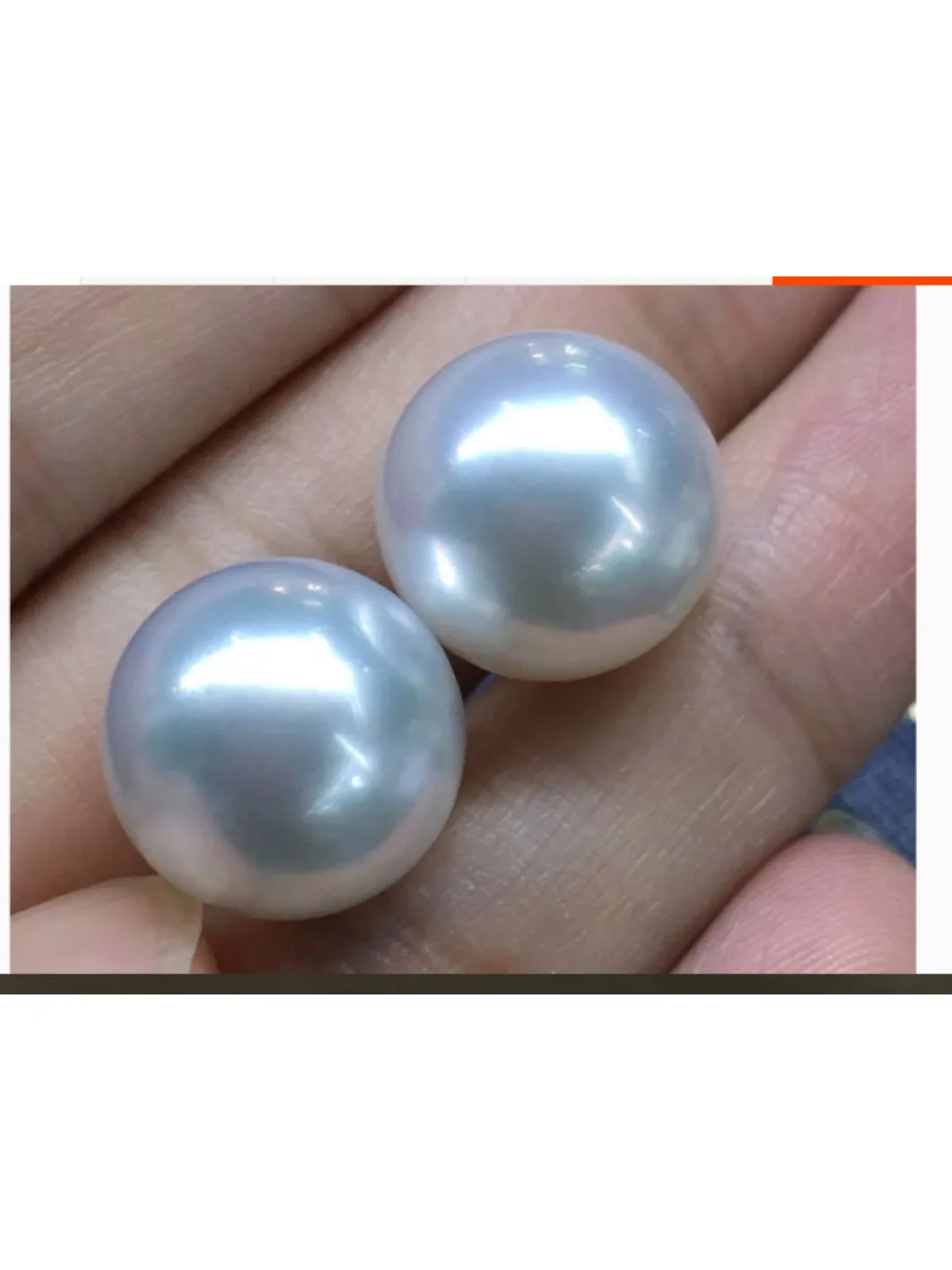 S8cbc39902d0d4a259d96ed73cd7d34af4 Pair AA 16-17mm White Round Loose Pearl Undrilled Women Wedding Party Jewelry Accessories Necklace Earring Bracelet Ring Pendant