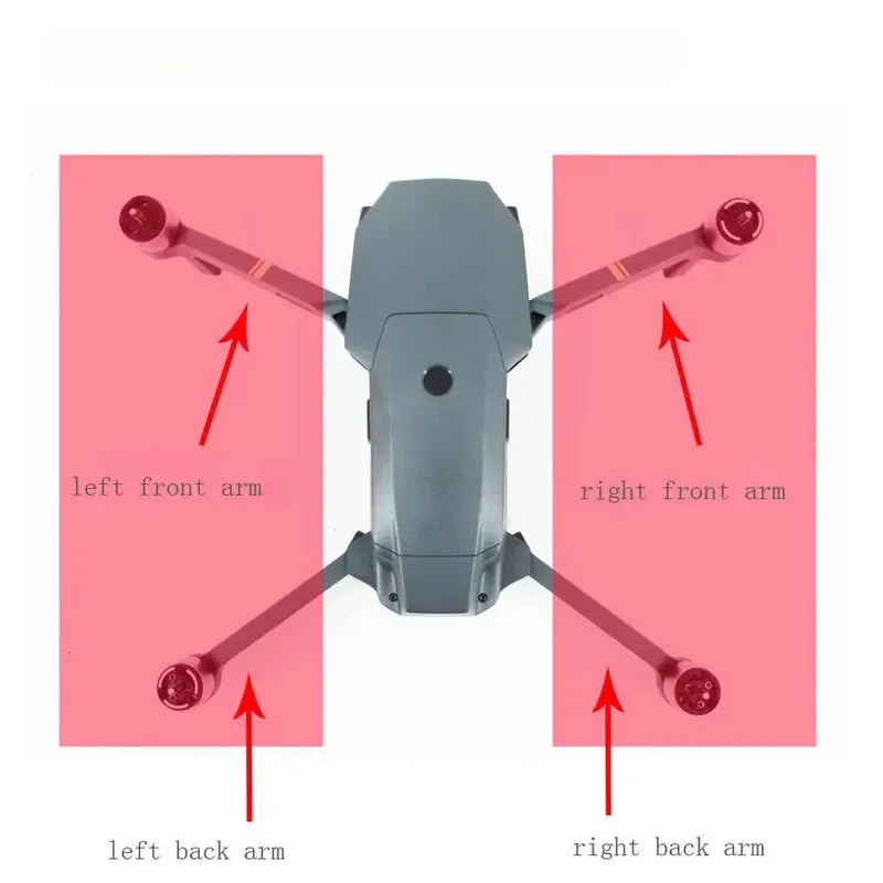 Front Back Left Right Motor Arms for DJI Mavic Pro With Cable and Propellers Drone Repair Accessories Original