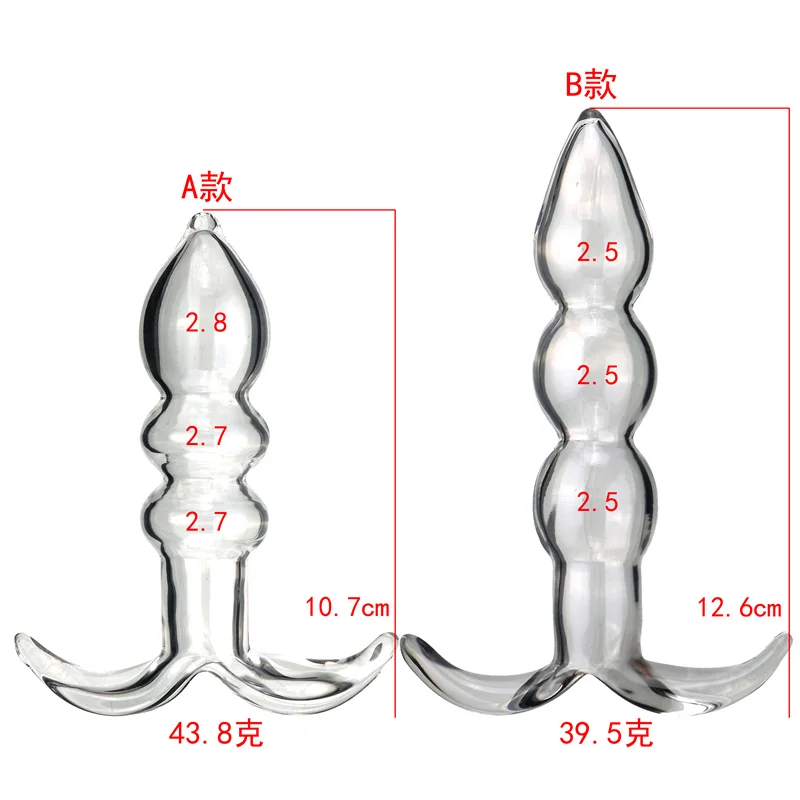 Hollow Anus Expansion Tube Glass Penis Backyard Anal Opening Plug Adult Sexual Toy Orgasm Game Ass Dilation Masturbate Training