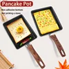 Yuzi Shao Fry Pot Square Flat bottomed Pot Wheat Rice Stone Non stick Pot Steak Pot Pancake Pot Breakfast Pot 4