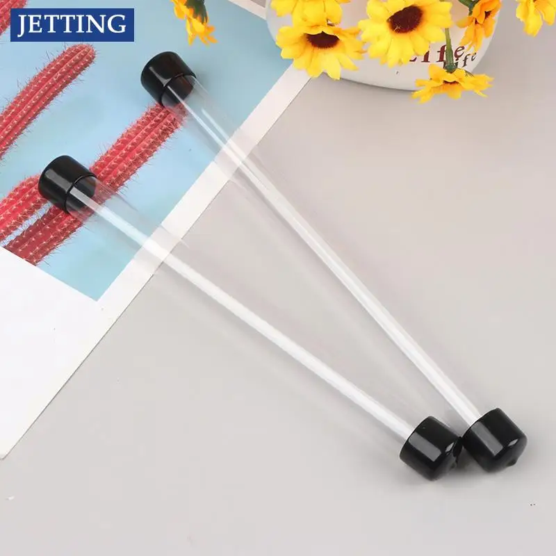 

1 шт., прозрачный пластиковый контейнер для ручек, с цилиндрической трубкой