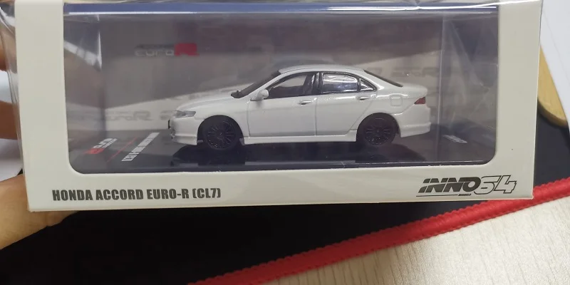 INNO64 ホンダ アコード ユーロR CL7 白 1/64 INNO Models 1:64 Honda Accord Euro-R (CL7) Premium White