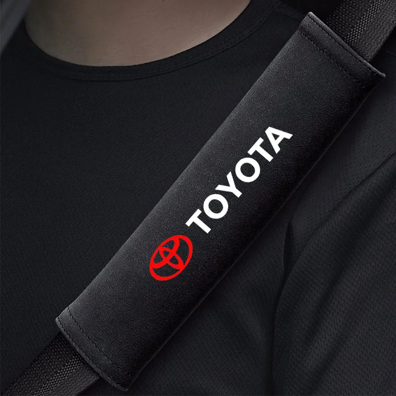 Universal Car Safety Belt Cover Adjustable Seat Belt Cover Shoulder Strap Covers For toyota camry chr corolla rav4 yaris prius