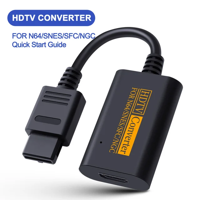 N64 to HDMI Converter HDTV Converter HDMI Cable Adapter for Nintend 64