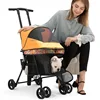 6883-2b4d37.jpg Carrito plegable y ligero para mascotas de 4 ruedas, para viajes al aire libre