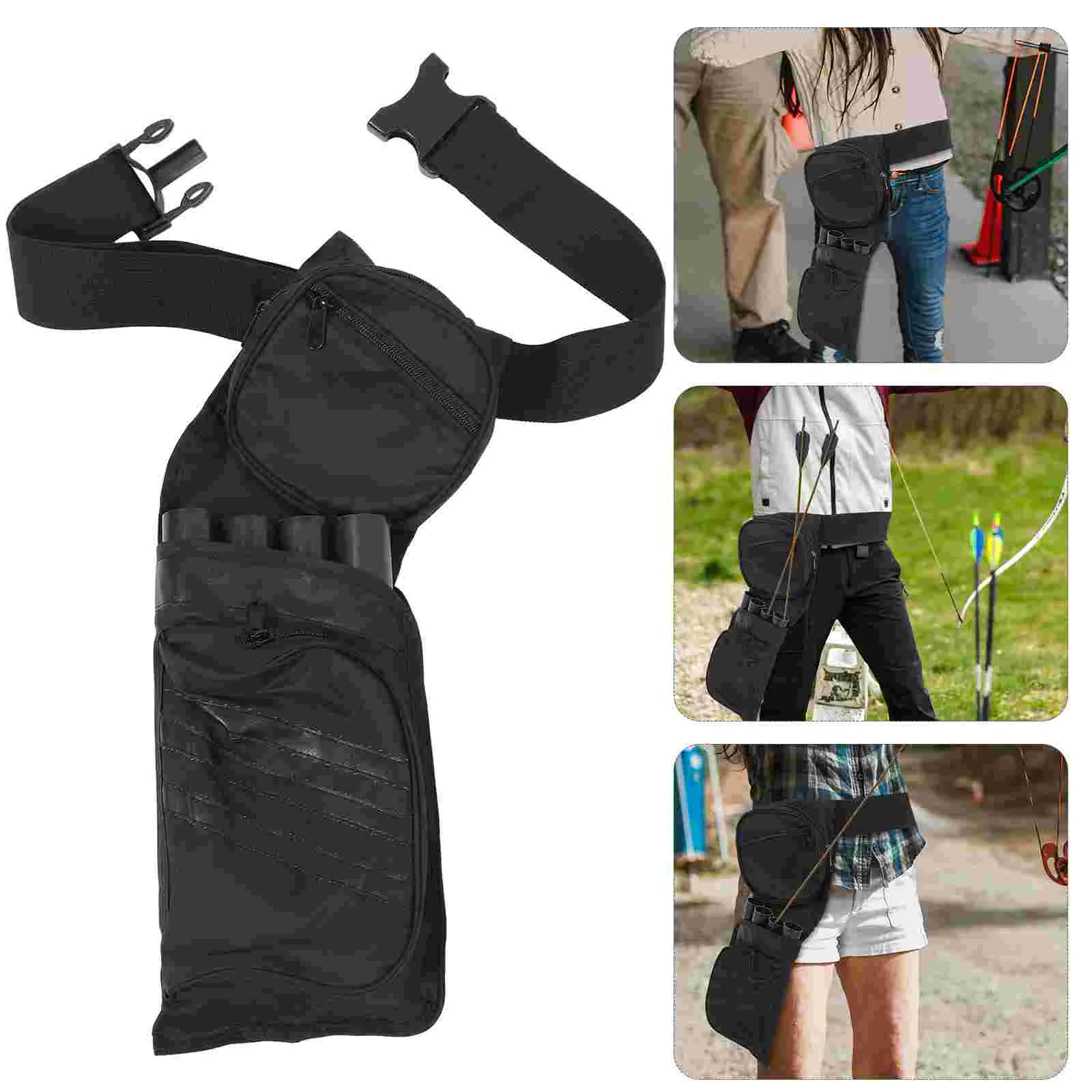 

Waist for Compound Bow Hunting Archery Large Capacity Quiver Hanging Arrow Holder Bag Outdoor Pouch Autumn And Winter