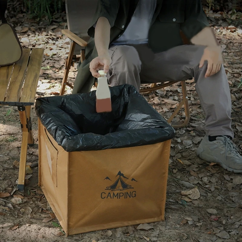 

Складная корзина для пикника, ткань Оксфорд, органайзеры для кемпинга, контейнер для мусора, Прямая поставка