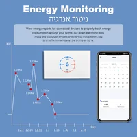 Chauffe-eau intelligent Wifi, interrupteur tactile, 40A, 8800W, norme américaine, application Smart Life, contrôle via l'application Tuya, compatible avec Alexa et Google Home 3