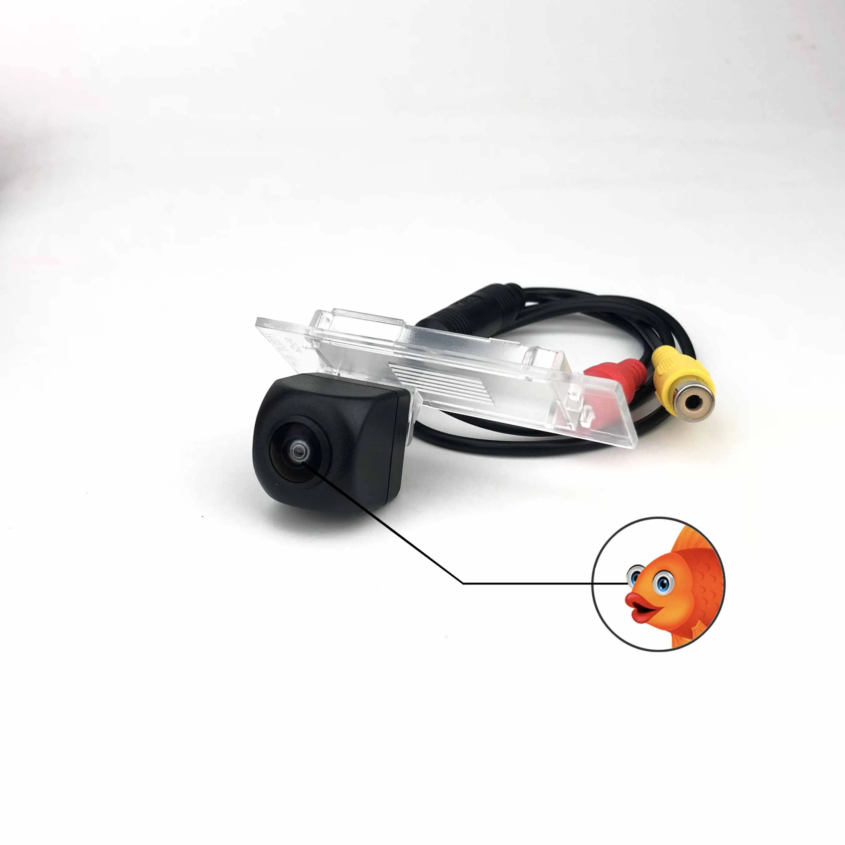 Vkauto For Renault Kadjar 2015~2019 7 Inch OEM Monitor of Rear view Camera RCA Video Plug Adapter C32 pins Cable