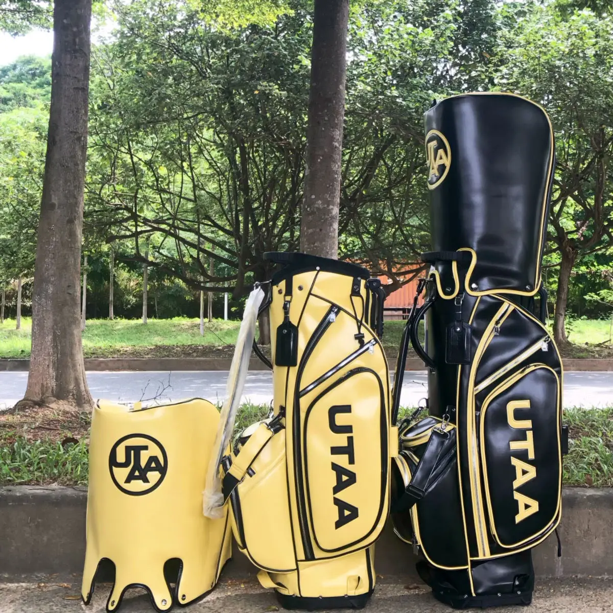 

Golf Bag Fashion Light Trend Pu Fabric Golf Stand Bag 골프백