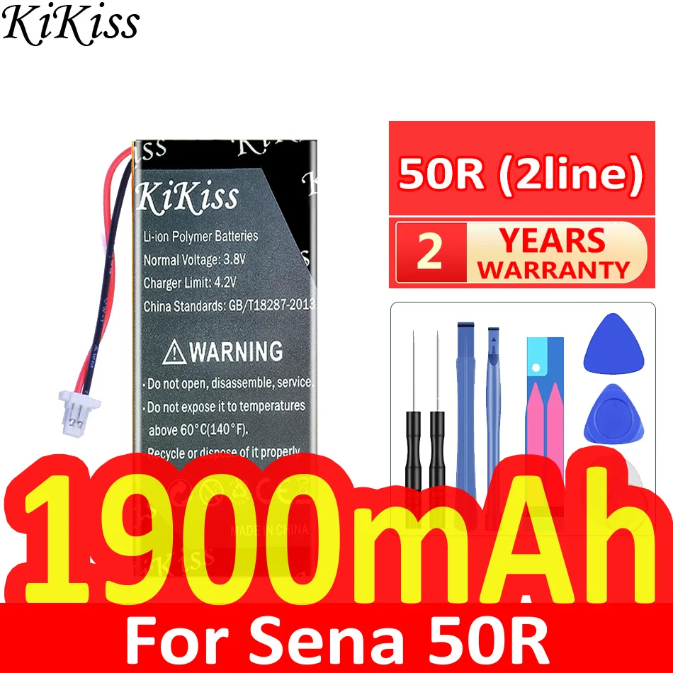 Batteria Potente Kikiss Da 1900Mah Per Sena 50R