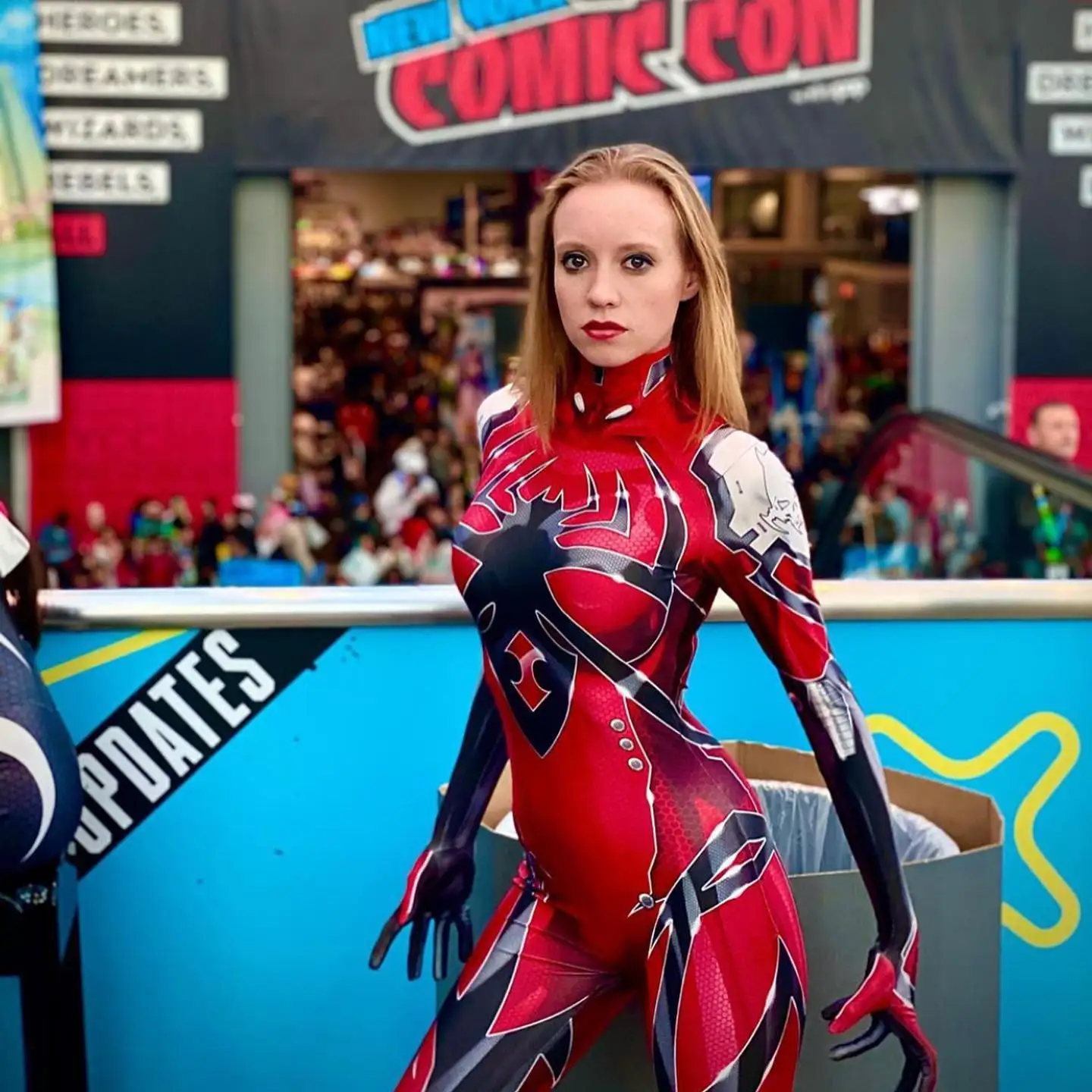 Halloween Red Jaime Black Widow Spiderman Costume Cosplay Donna Femminile Blood Widow Girls Zentai Superhero Body Adulti/Bambini