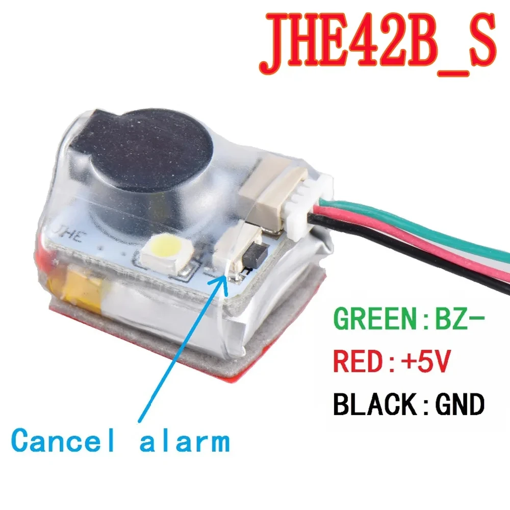 JHE42B 42B-S JHE20B mini 110DB Buzzer FPV Finder Built-in Battery with LED Light for RC Drone F4 Flight Controller Parts Vifly 3 JHE42B 42B-S JHE20B mini 110DB Buzzer FPV Finder Built-in Battery with LED Light for RC Drone F4 Flight Controller Parts Vifly - Image 3