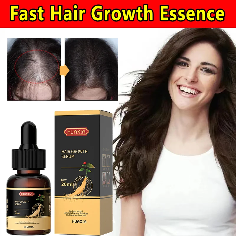 Hair Growth Oil for Man Women Ginger Anti Hair Loss Fast Regrowth Thicken Oils Care Products Scalp Treatment