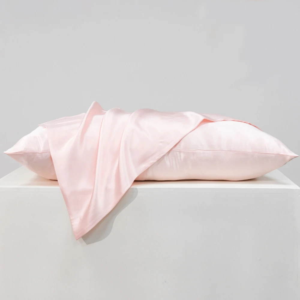 Japanese Size Silk Pillowcase Pure Natural Mulberry Silk Pillowcase With Hidden Zipper 19 Momme