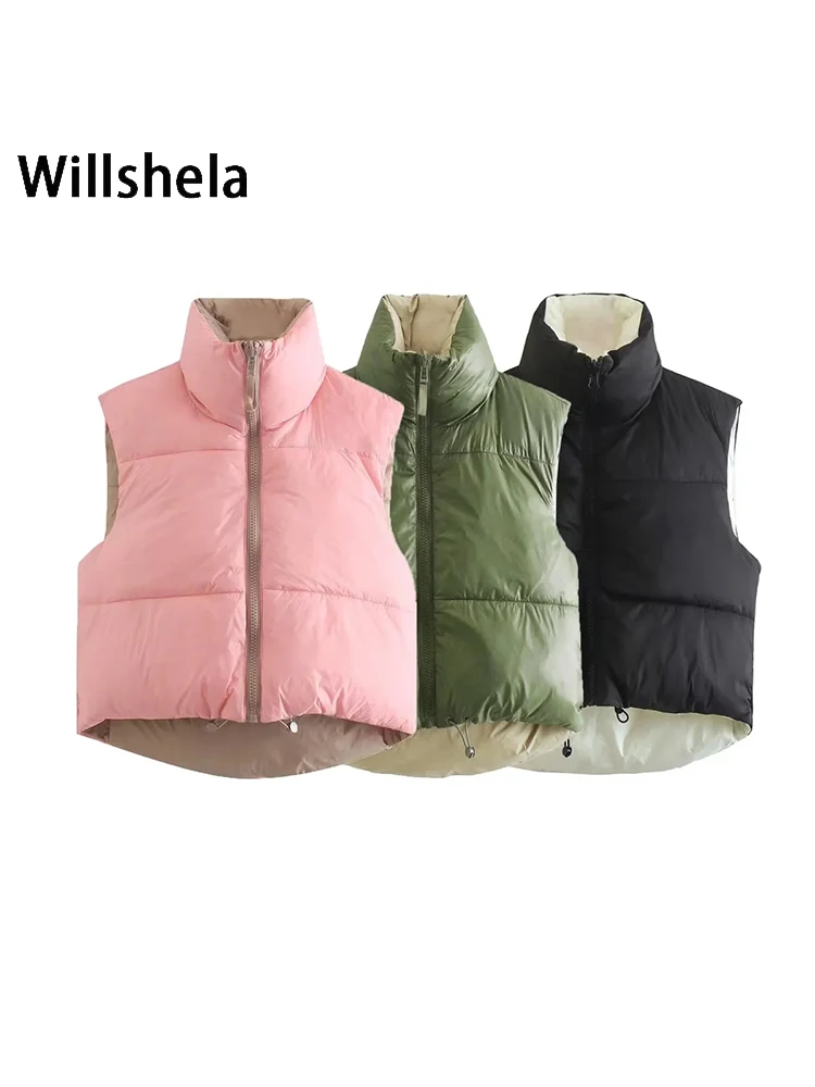 2021 New Women Reversible Gilet Jacket 
