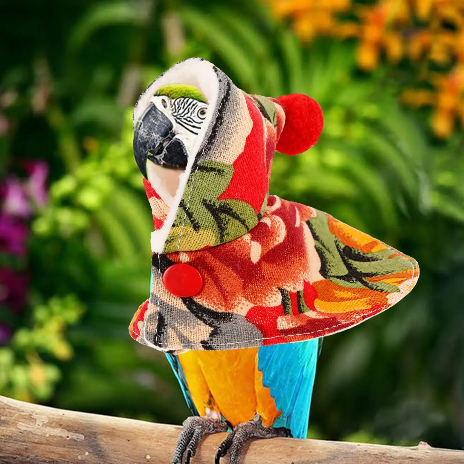 Parrot Clothes Winter Bird Costume Creative Supply Cute Tiger Skin Stylish Small
