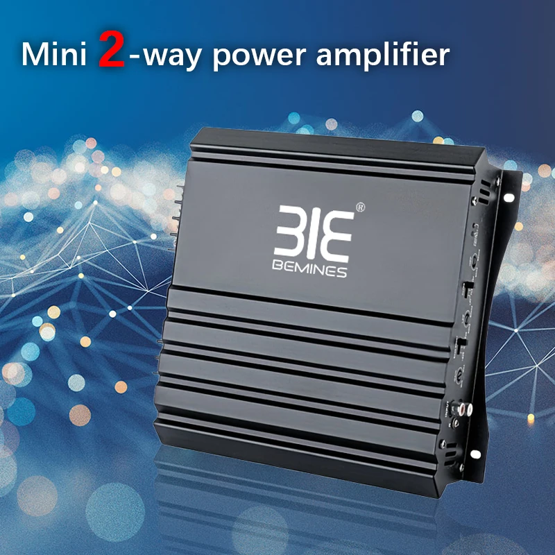 Audio Amplifier 12V1500W Multichannel Car Audio Amplifier GZ-26 2Channel Automotive Sound Amplifier Class AB Car Digit Power Amp