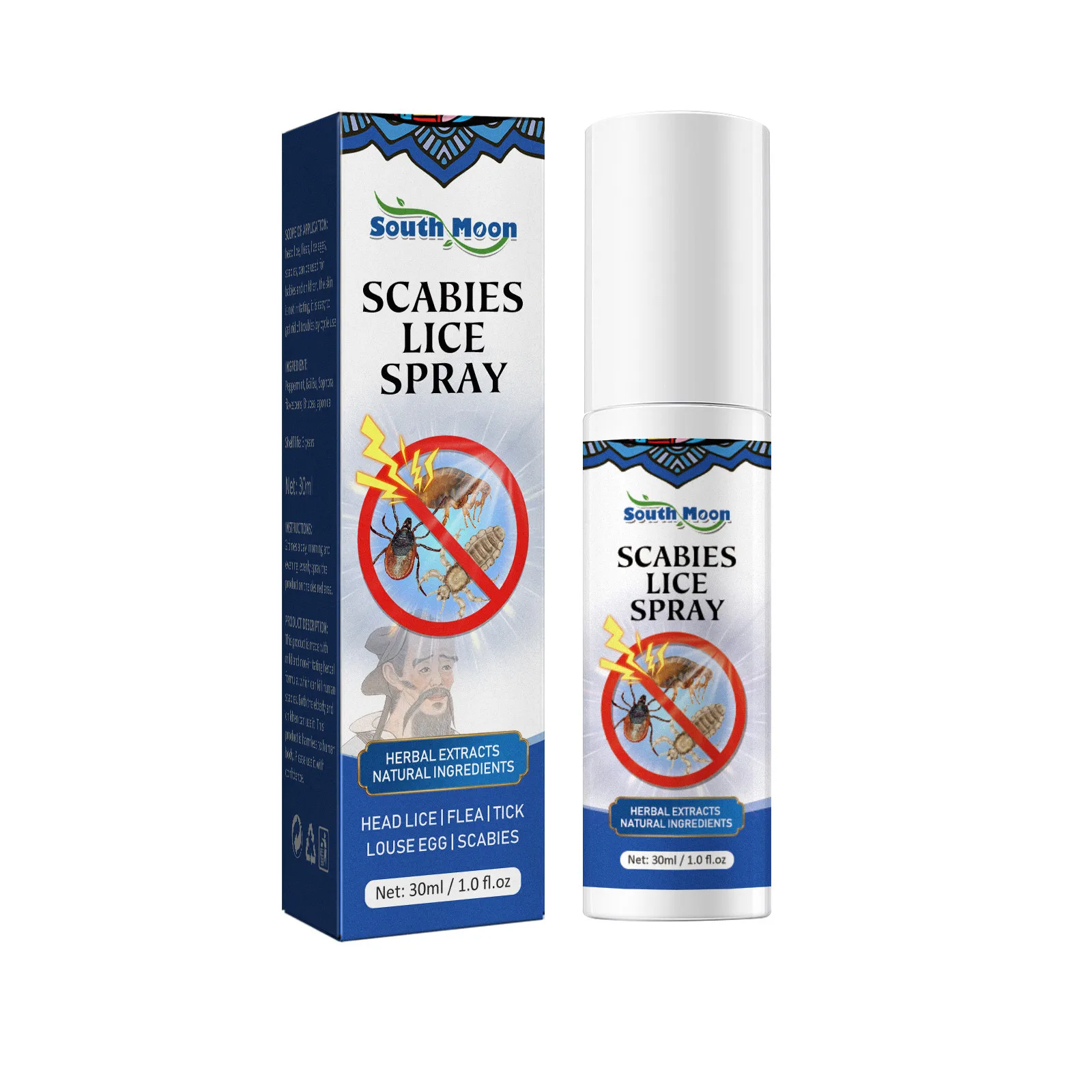 Lice Spray 30ml Family Size Lice Spray for Kids & Adults