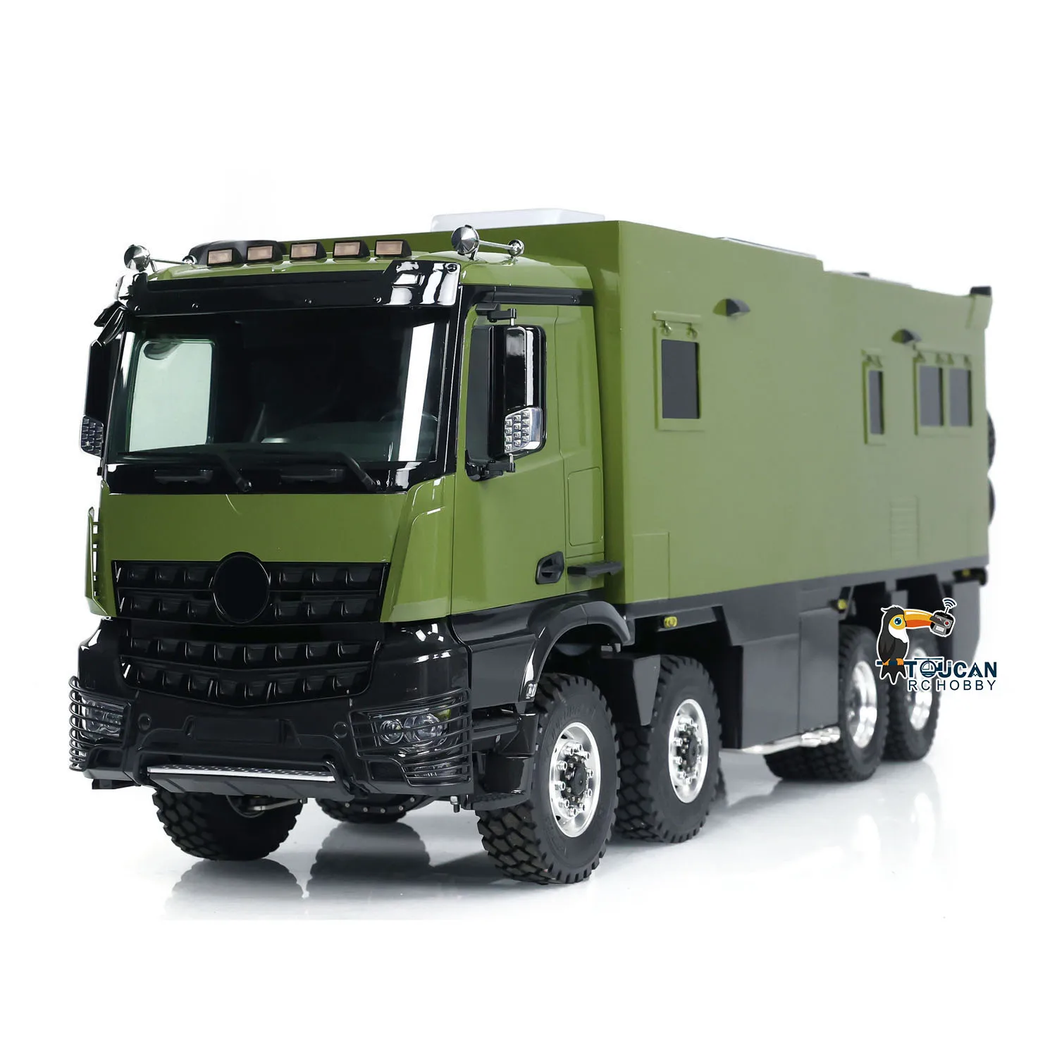 Gift 1/14 RTR RC Recreational Vehicles Remote Control Touring Car Sound Light Smoking TOUCAN Finished Truck Outdoor Toy THZH1739 4