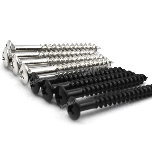 Tergicristalli Ford Fiesta Set Di 4 Viti Per Collo Chitarra Fender, Acciaio Inox Lucidato, Per Stratocaster E Telecaster Basso Fender - Foto 11