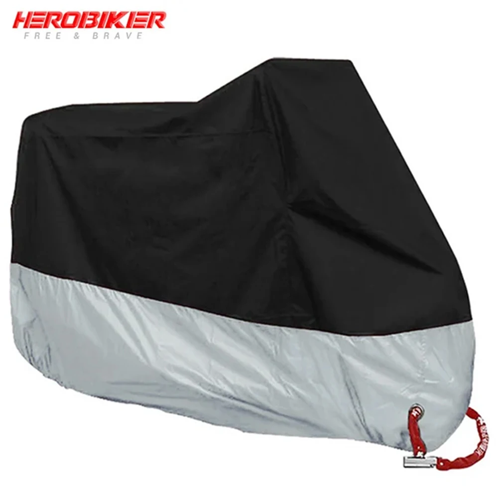 Premium Waterproof Motorcycle Cover - Durable, Dustproof, & Rain-Resistant Protector