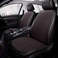 PU Leather Car Seat Cover Universal Minimalism Soft Seat Cushion Protective Cover with Storage Pocket Car Interior Accessories 6
