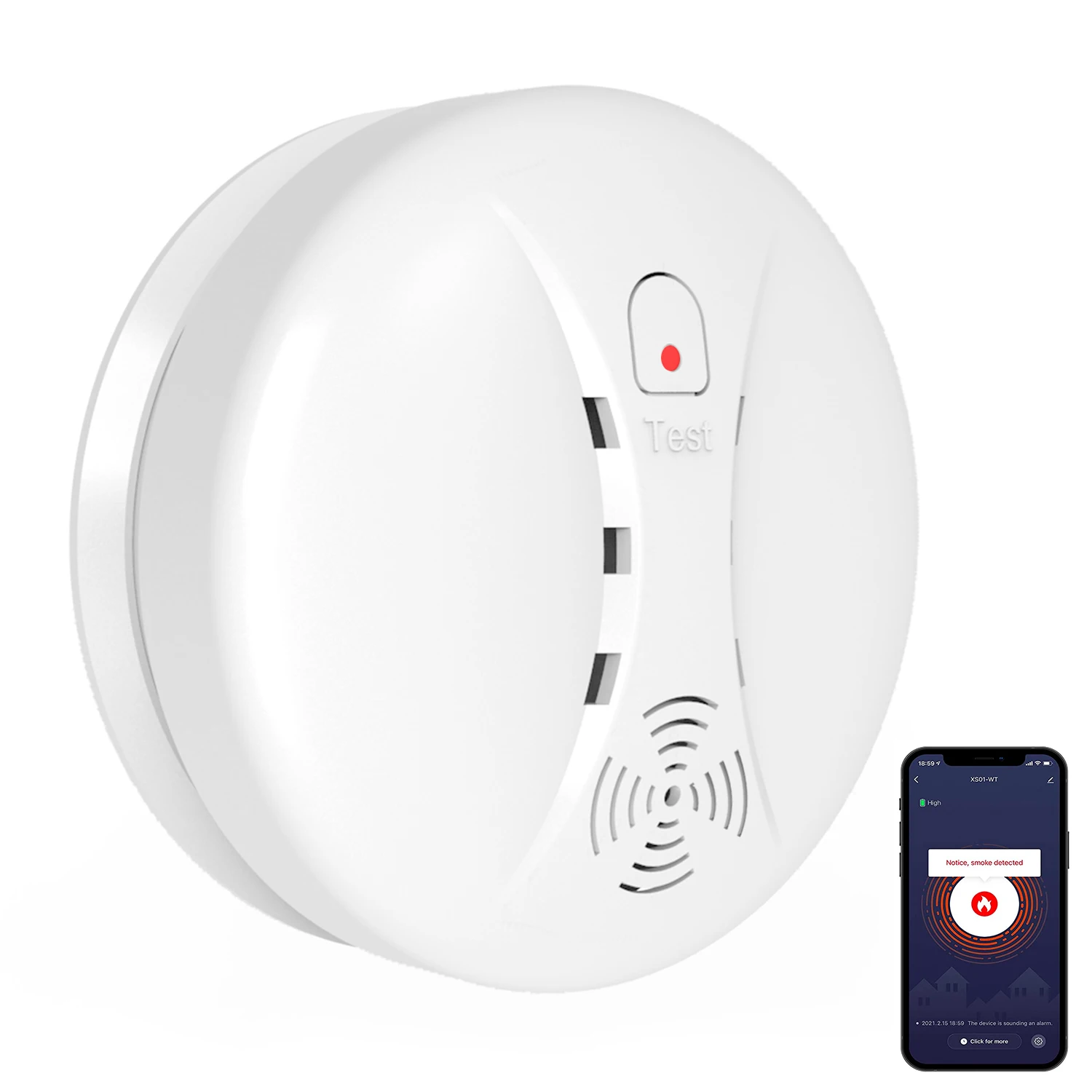 SMARTROL S11 S10 S10R Tuya Wifi/ Independent Smoke Alarm Fire Protection Independent Smoke Detector Sensor Fire Alarm Home
