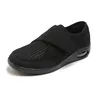 new design hook and loop and  more wide  very soft comfortable health shoes for walking and diabetics for  lady 2