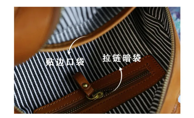 PNDME einfacher Vintage handgefertigter kleiner Damen-Rucksack aus echtem Leder, Wochenende, Outdoor, tägliche Party, echtes Rindsleder, Damen-Büchertasche – Detail 23