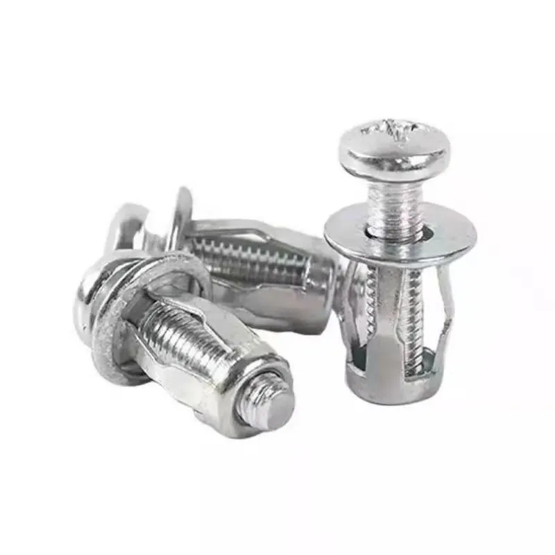 Petal Rivet Lock Nuts with Screw Fixed License Plate For Car Screw Iron Skin Car Metal Jack Nuts for Hollow Wall