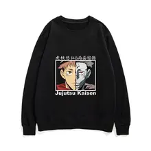 

Anime Jujutsu Kaisen Ryomen Sukuna Hot Sale Fashion Print Pullover Comfortable Quality Unisex Vintage Sweatshirt Hip Hop Trend