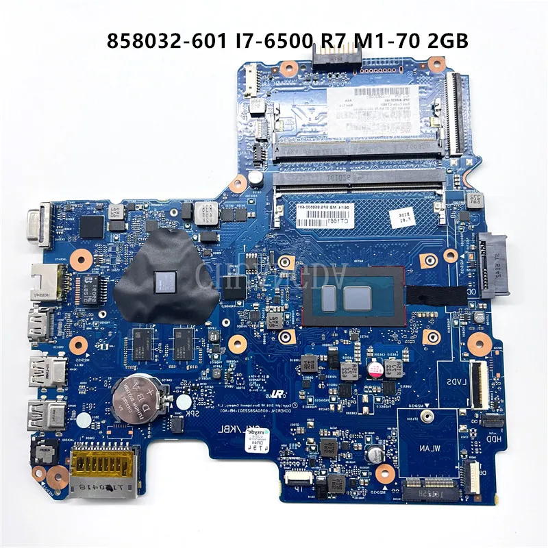 

Для HP 14-AR 14-AM материнская плата со стандартным AMD Graphic 2G 858032-601 6050A2822501-MB-A01 протестирована